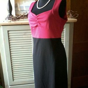 Metro Style red and black dress